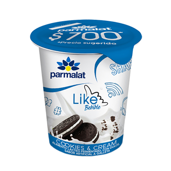 Bebida Láctea Like Cookies Cream Parmalat a domicilio Bogotá Colombia