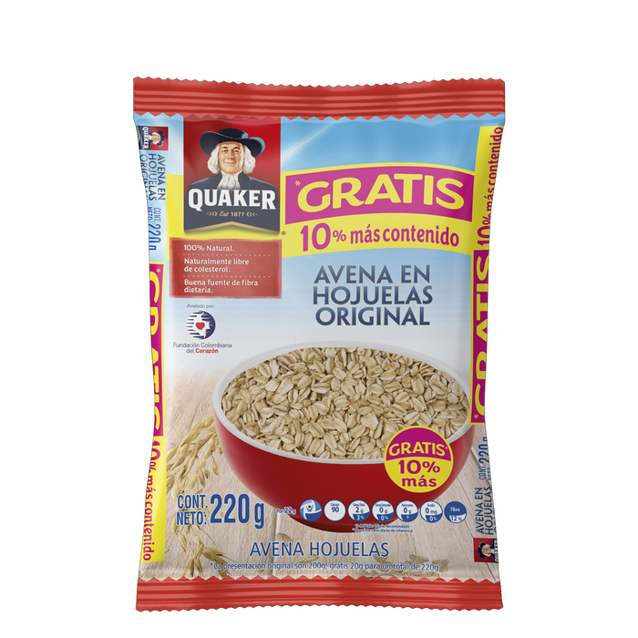 Avena Hojuela Quaker a domicilio Bogotá, Colombia