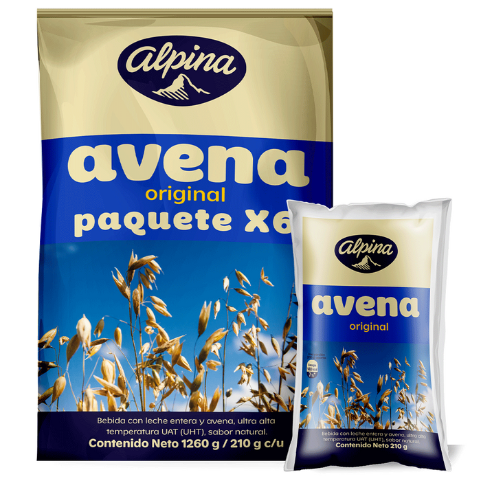 Avena Original Alpina Bolsa 6 Und a domicilio Bogotá, Colombia