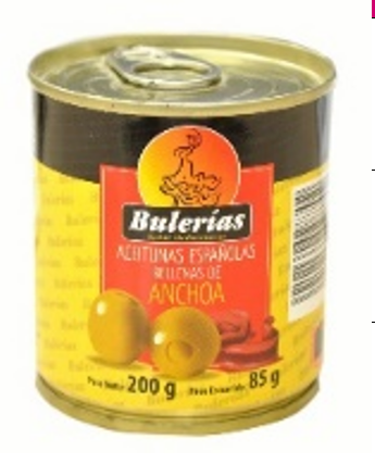 Aceitunas LA ESPAÑOLA Rellenas de Anchoa