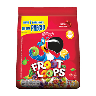 Cereal Froot Loops Kellogs Bolsa 210 g 